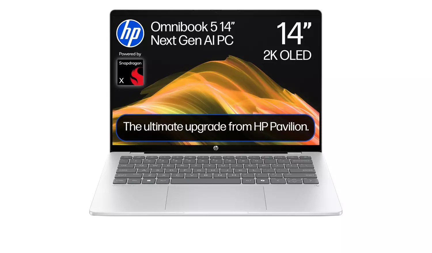 HP Omnibook 5 14in Octa Core 16GB 512GB Laptop - Silver