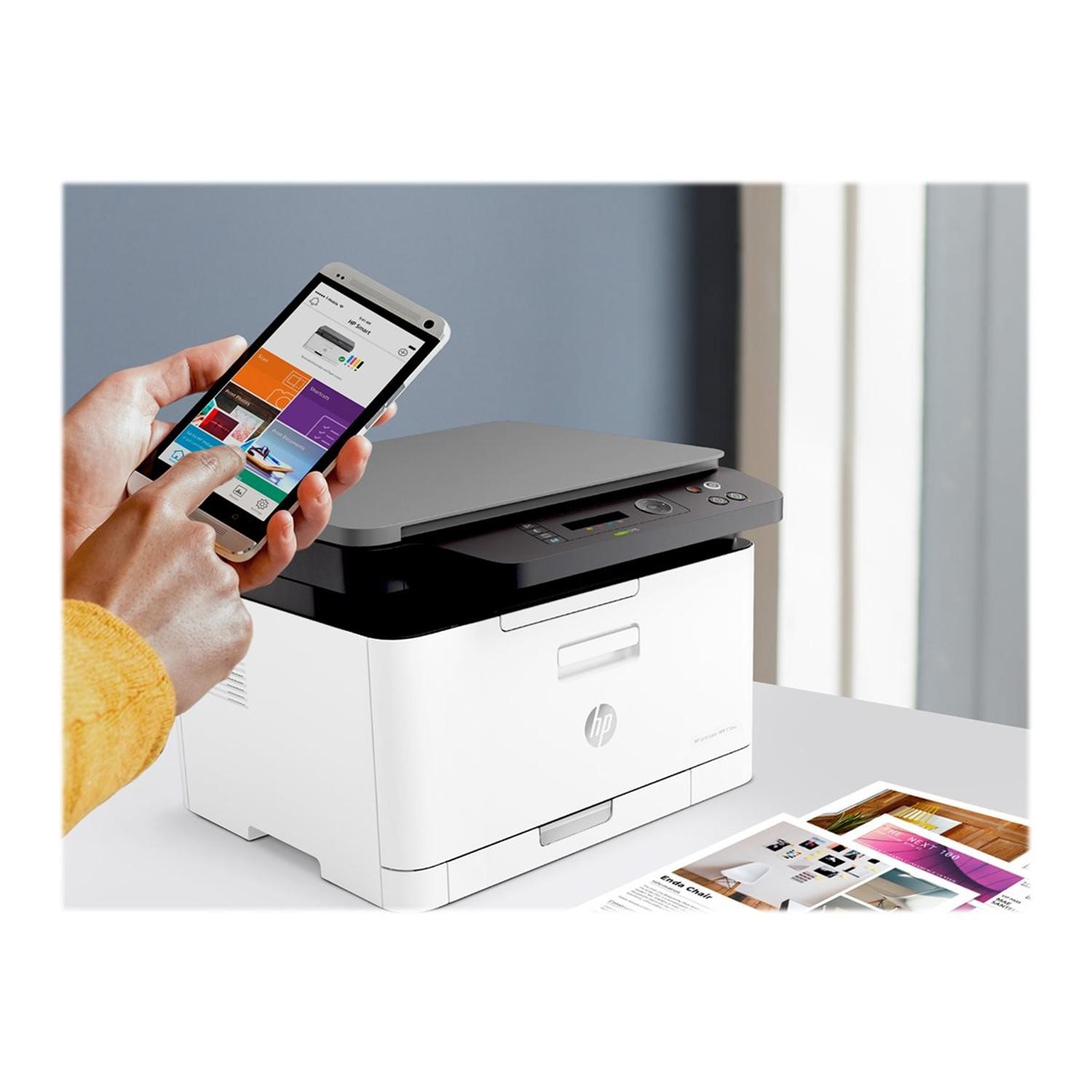 HP Color Laser MFP 178nw A4 Colour Multifunction Laser Printer - Image 5