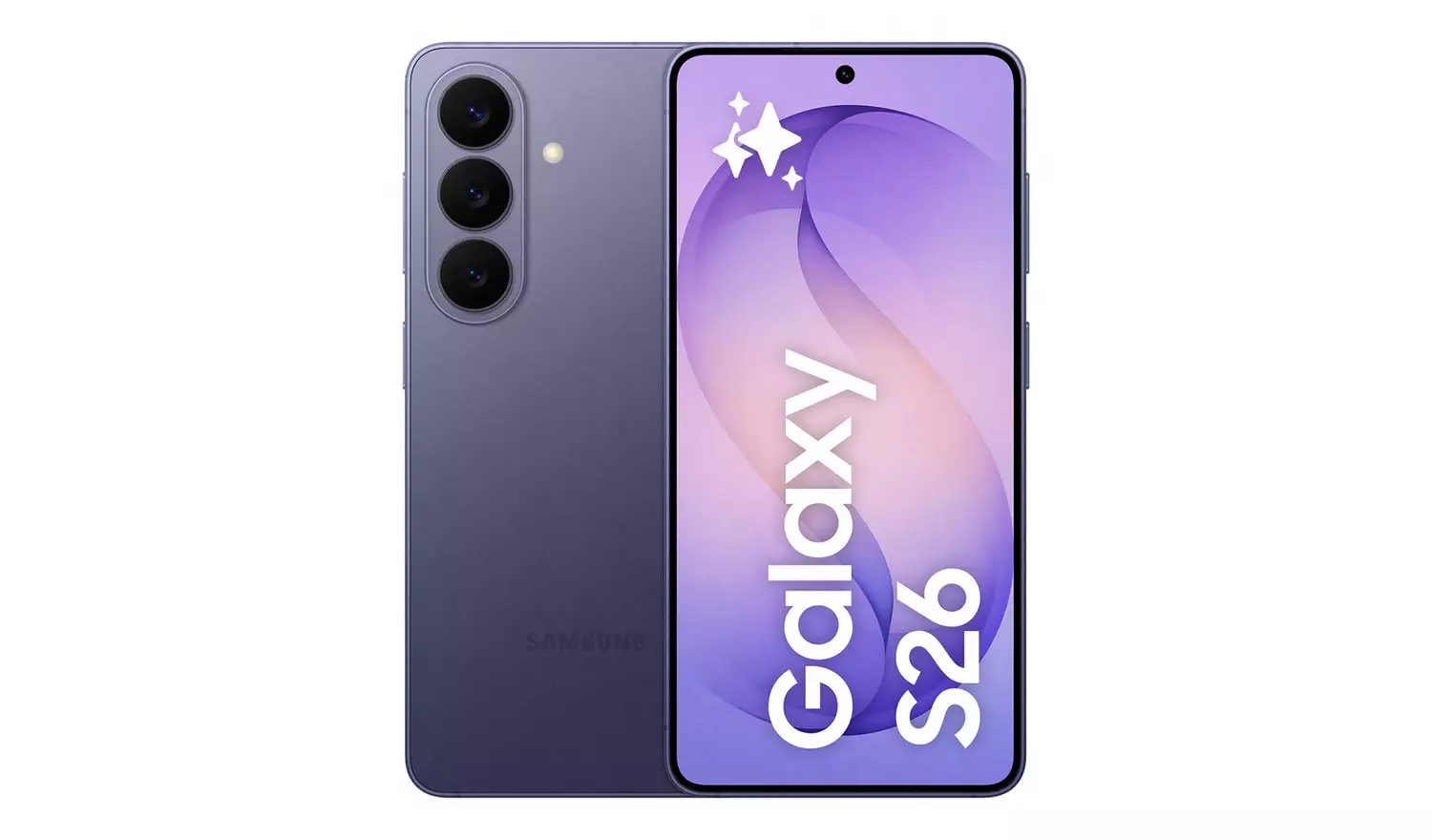 SIM Free Samsung Galaxy S26 5G 256GB AI Phone Cobalt Violet