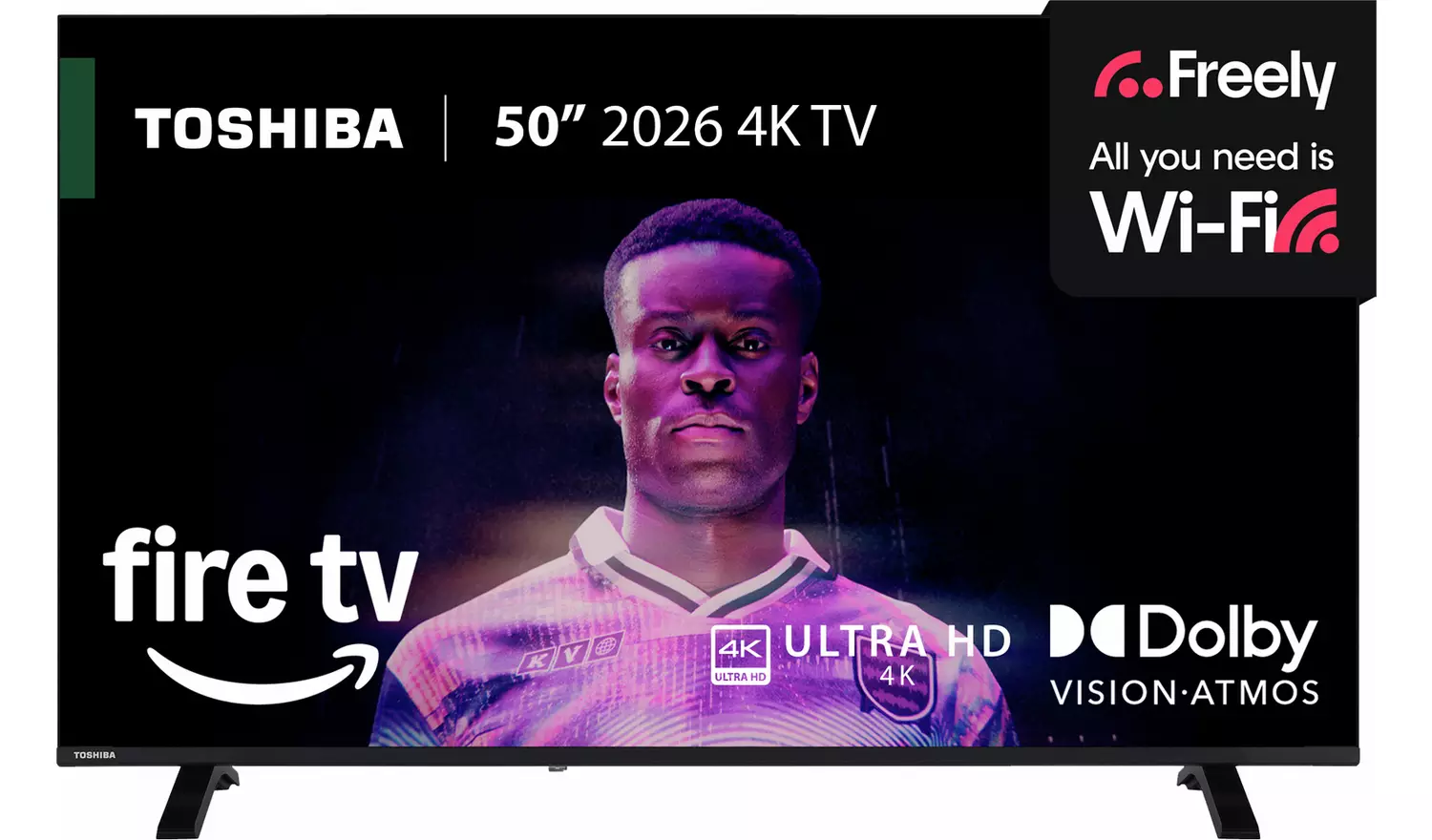 Toshiba 50 Inch 50UF2653DB Smart 4K UHD HDR Freely Fire TV