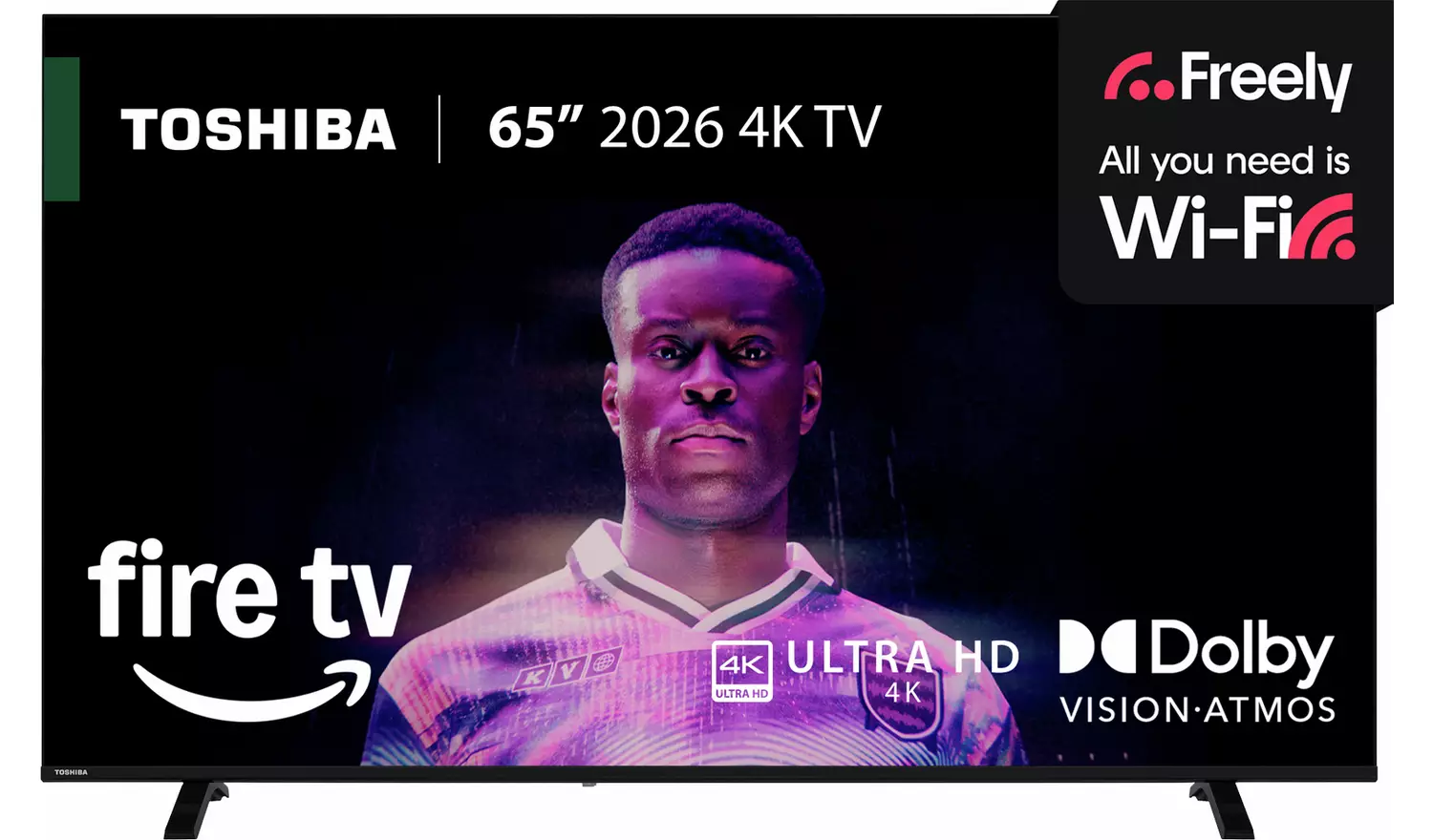 Toshiba 65 Inch 65UF2653DB Smart 4K UHD HDR Freely Fire TV