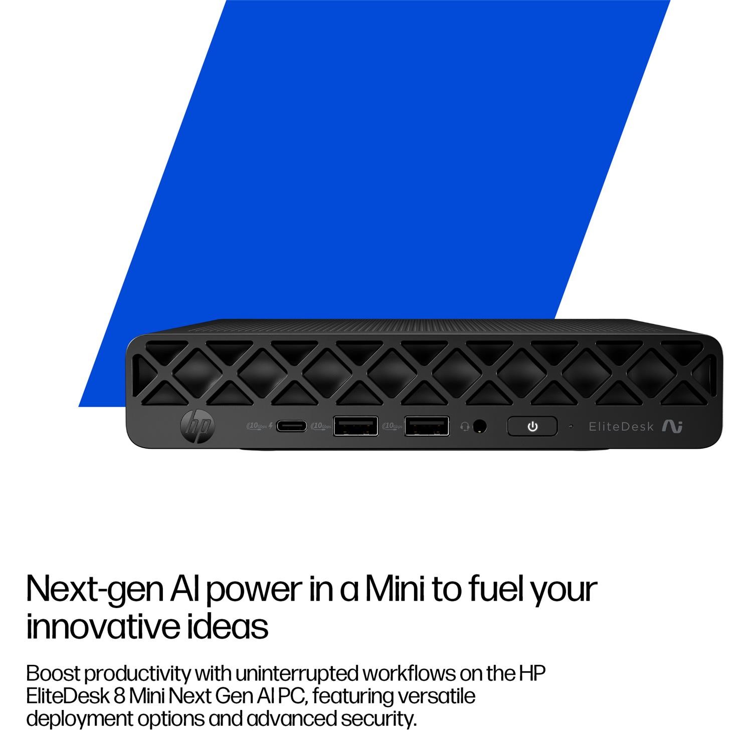 HP EliteDesk 8 Mini G1a AI AMD Ryzen AI 7 350 32GB RAM 1TB SSD Windows 11 Pro Mini PC - Image 6