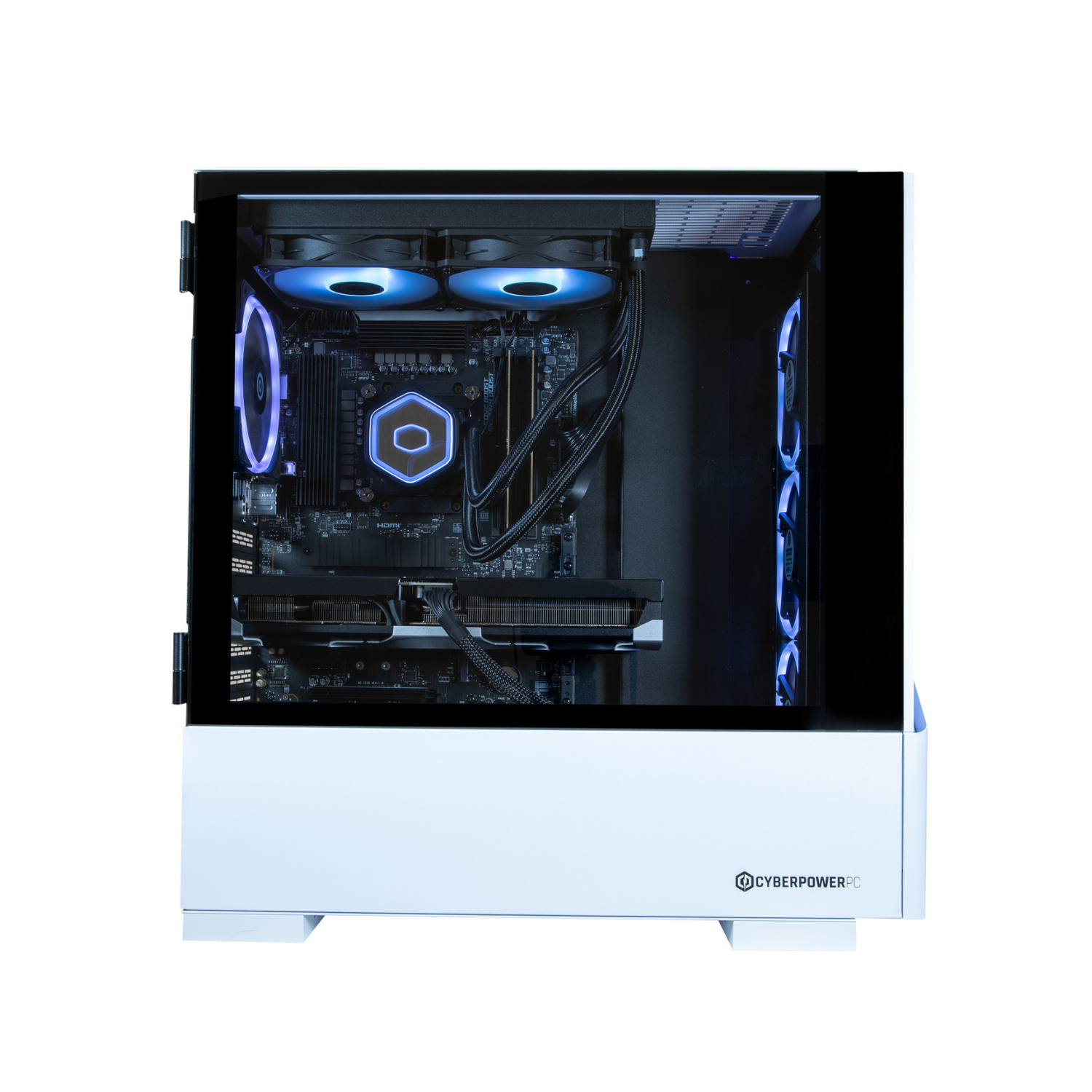 CyberPowerPC Lumina White AMD Ryzen 7 9800X3D 32GB RAM 2TB SSD RTX 5090 Windows 11 Gaming PC - Image 3