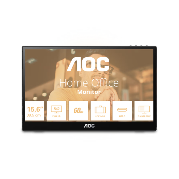AOC 16T3EA 15.6" IPS Full HD USB-C Portable Monitor