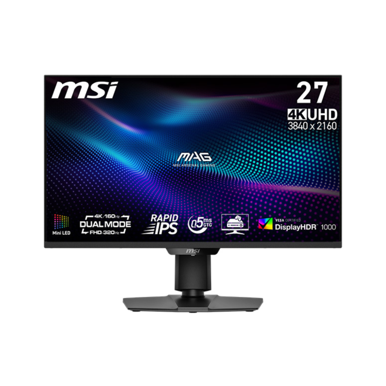 MSI MAG 274UPDF E16M 27" IPS Dual-Mode 4K at 160Hz Full HD at 320Hz 0.5ms Gaming Monitor