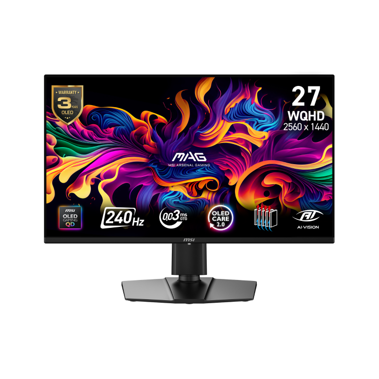 MSI MAG 274QP X24 24" OLED WQHD 240Hz 0.03ms Gaming Monitor