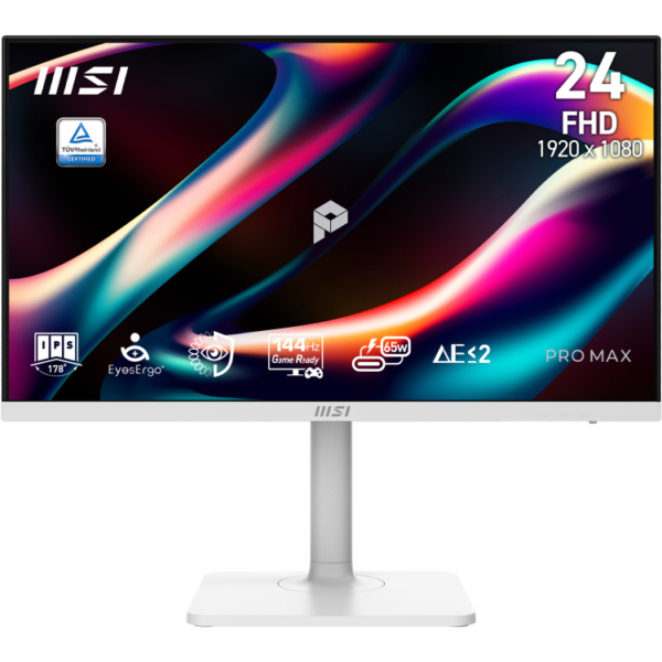 MSI PRO MAX 241PHW E14 24" IPS Full HD 144Hz 1ms Gaming Monitor