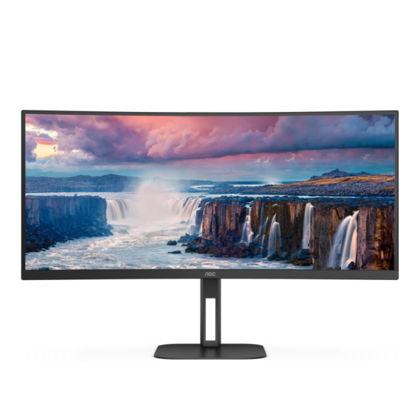 AOC V5 CU34V5C 34" VA WQHD 100Hz 1ms UltraWide Curved USB-C Monitor