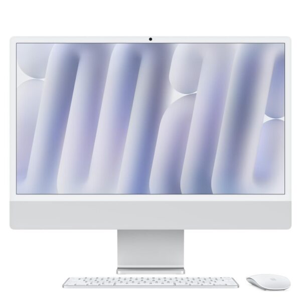 Apple iMac 2024 M4 10-Core 16GB RAM 256GB SSD 24 Inch 4.5K All-in-One PC - Silver