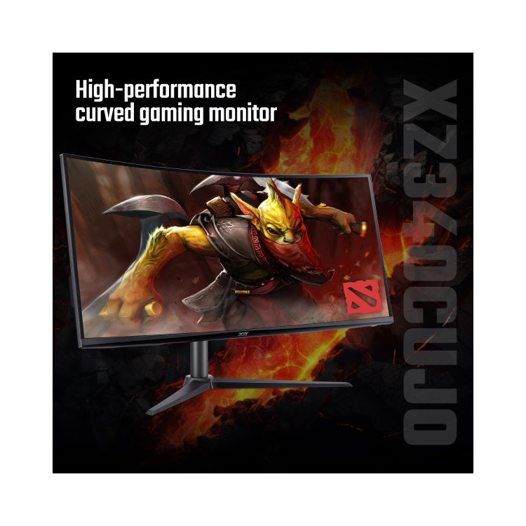 Acer Nitro XZ340CURJ0 34" VA WQHD 120Hz 1ms Curved Gaming Monitor - Image 2