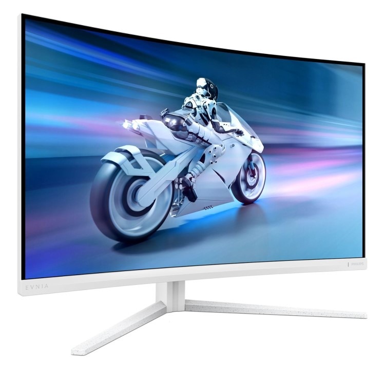 Philips Evnia 5000 32M2C5501 32" VA QHD 180Hz 1ms White Curved Gaming Monitor - Image 3