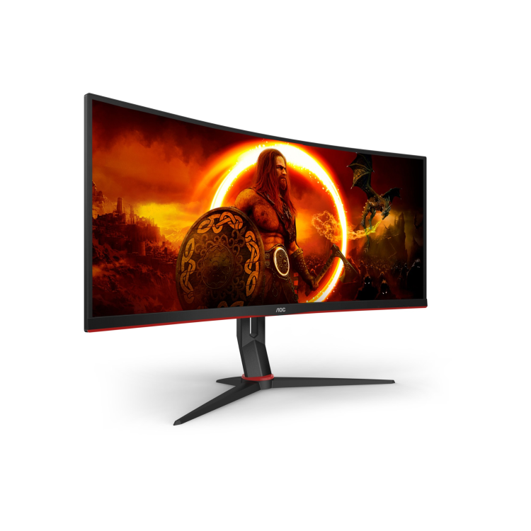 AOC G2 CU34G2XP 34" VA WQHD 180Hz 1ms UltraWide Curved Gaming Monitor - Image 3