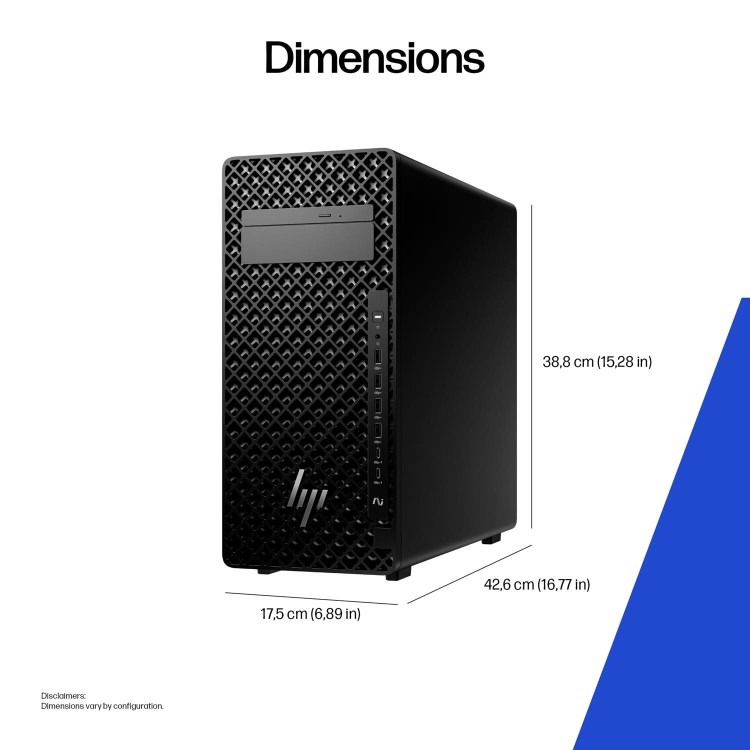 HP Z2 Tower G1i Intel Core Ultra 7 265 32GB RAM 1TB SSD RTX A400 Windows 11 Pro Workstation PC - Image 3