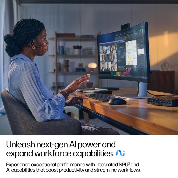HP EliteDesk 8 Mini G1a AI AMD Ryzen AI 5 340 32GB RAM 1TB SSD Windows 11 Pro Mini PC - Image 5
