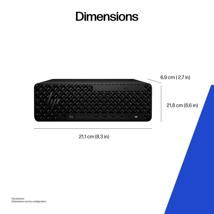 HP Z2 G1i SFF Intel Core Ultra 7 265 32GB RAM 1TB SSD RTX A1000 Windows 11 Pro Workstation PC - Image 6